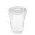 12-14oz Milkshake Cups & Flat Lids Combo (500)