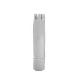 Grey Plastic Castle Decorator Tip for Cream Whippers