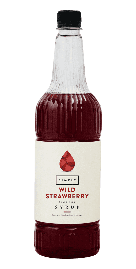 Simply Wild Strawberry Flavoured Syrup 1L