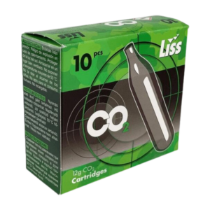 10 Liss Non Threaded 12g CO2 Cartridges Pack