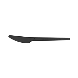 Compostable Vegware 6.5in Black Knives (1000 Pack)