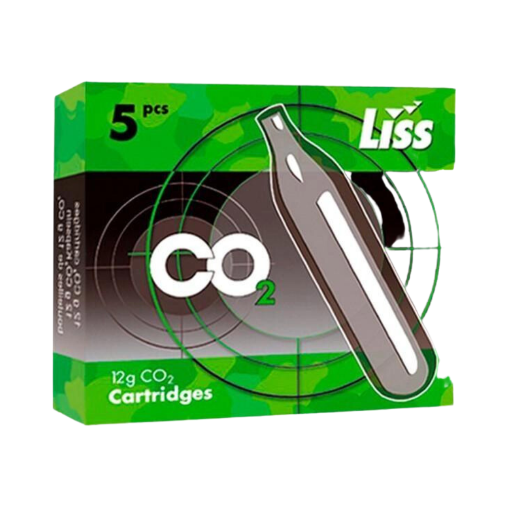 Liss Non Threaded 12g CO2 Cartridges (50 Pack)