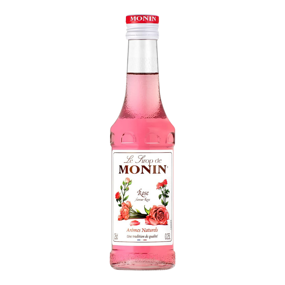 MONIN Rose Syrup 250ml Bottle