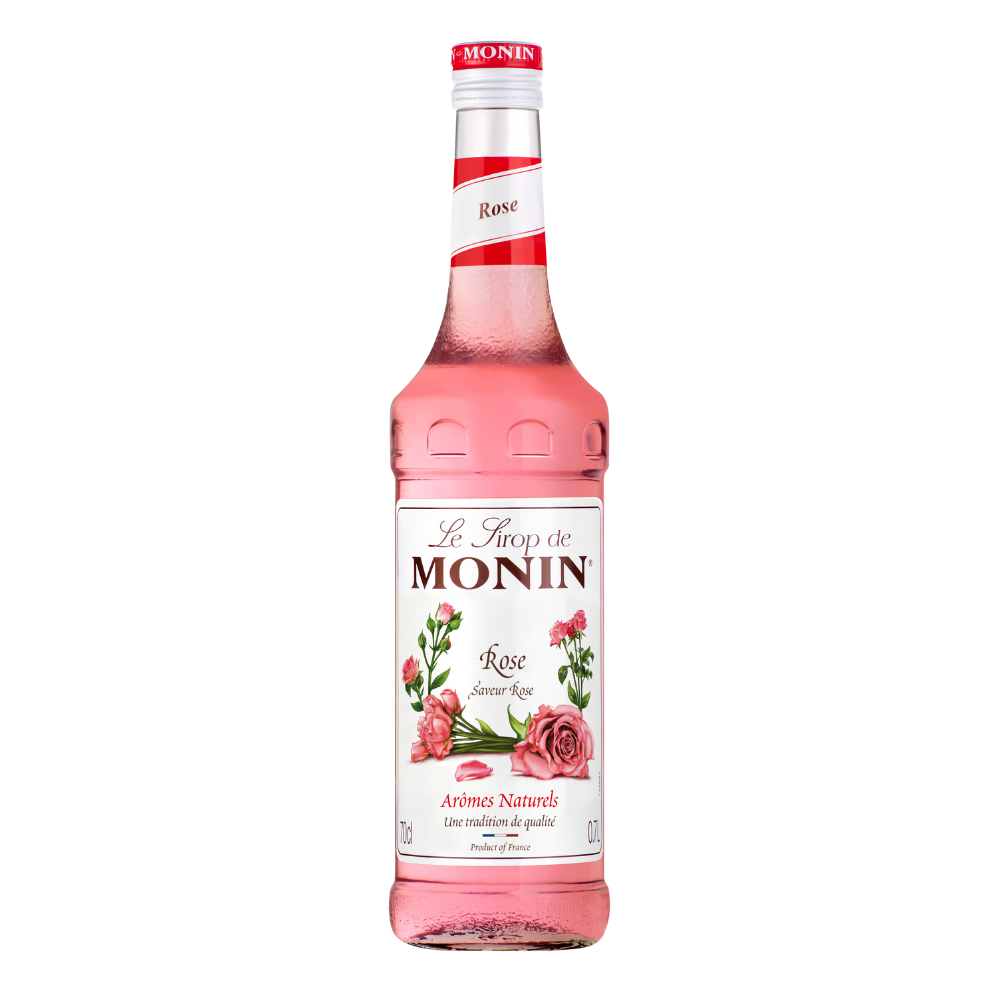 MONIN Premium Rose Syrup 700ml Bottle
