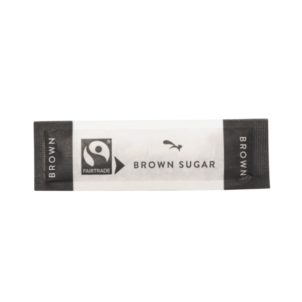 Nutshell Fairtrade Brown Sugar Flatsticks (Case of 1000)