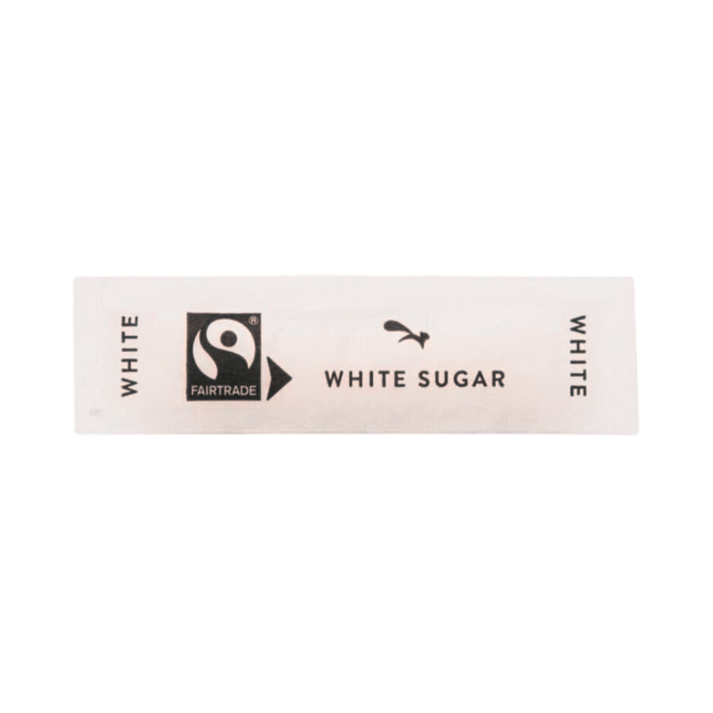Nutshell Fairtrade White Sugar Flatsticks (Case of 1000)
