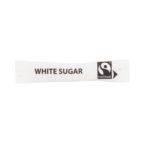 Nutshell Fairtrade White Sugar Sticks (Case of 1000)
