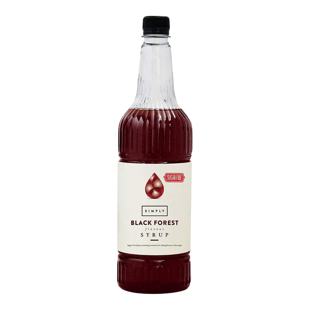 Simply Black Forest Sugar Free Syrup 1L