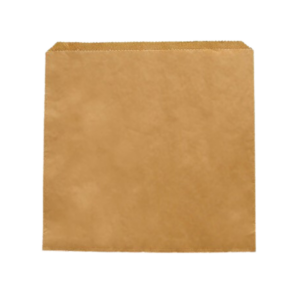 Recycled Kraft Flat Bags for takeaway foods and snacks (8.5×8.5)