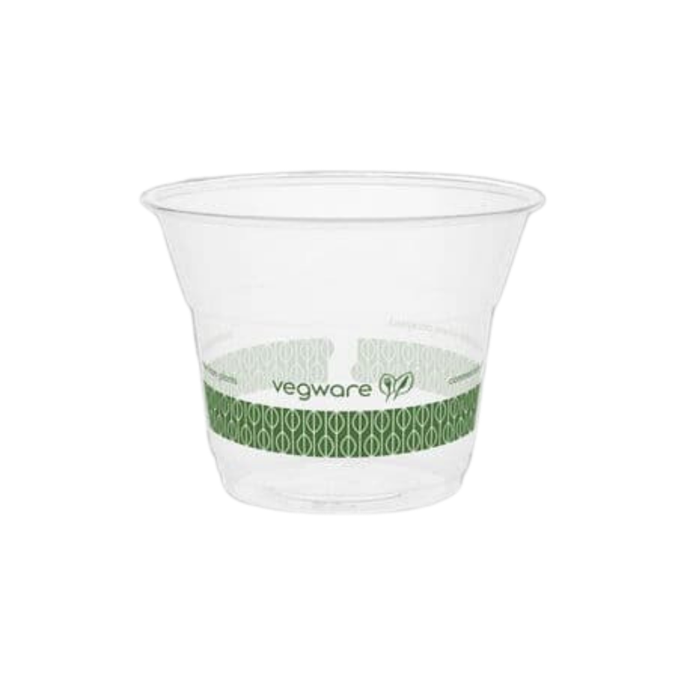 5oz PLA Clear & Green Cold Cups - 76 Series (50)