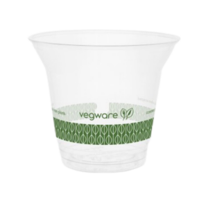 9oz PLA Clear Green Cold Cups (50)