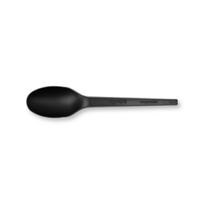 Vegware Compostable Black Spoons 6.5”