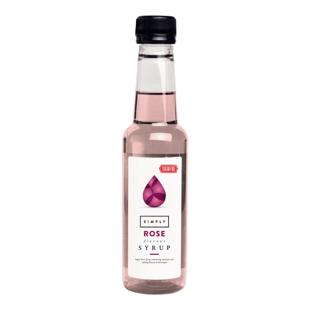 Simply Sugar Free Rose Flavouring Syrup 25CL