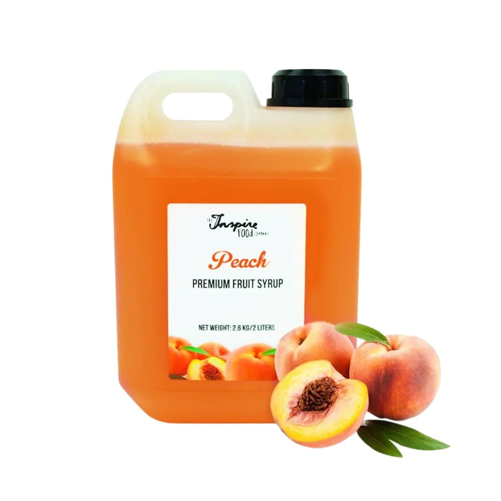 Inspire Food Company Peach Bubble Tea Fruit Syrup 2L
