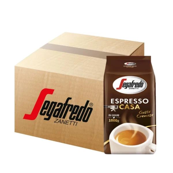 Segafredo Espresso Casa Coffee Beans (8 x 1kg)