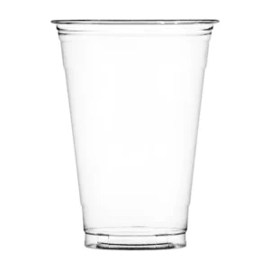 Clear Disposable Half Pint Tumblers 284ml - Pint to Rim (50)
