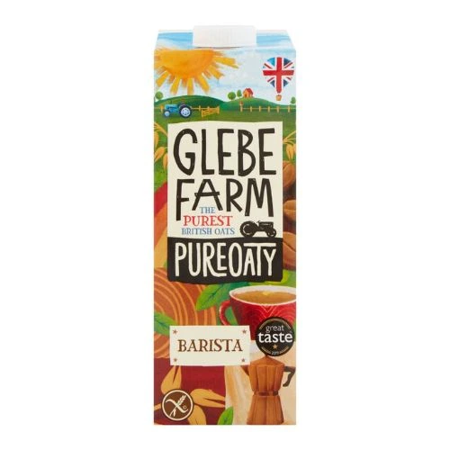 Glebe Farm PureOaty Organic Oat Drink 6 x 1L Cartons