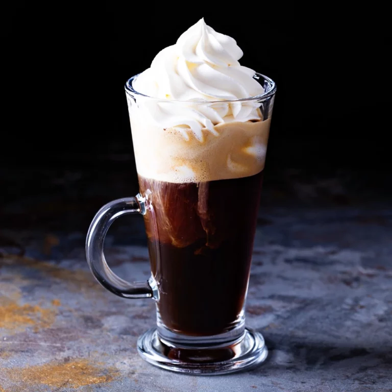 Irish Coffee with Whipped Cream Recipe